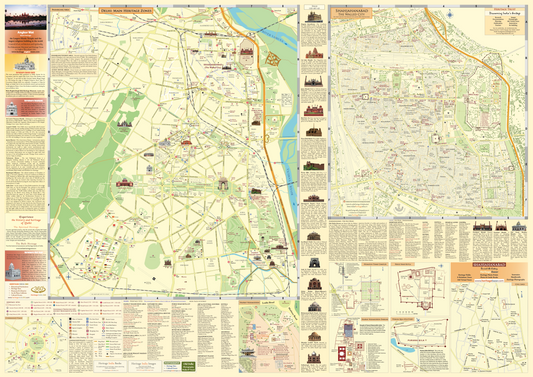 Delhi Heritage Wall Map-Back